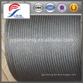 6x19 zinc coated steel cable 8mm